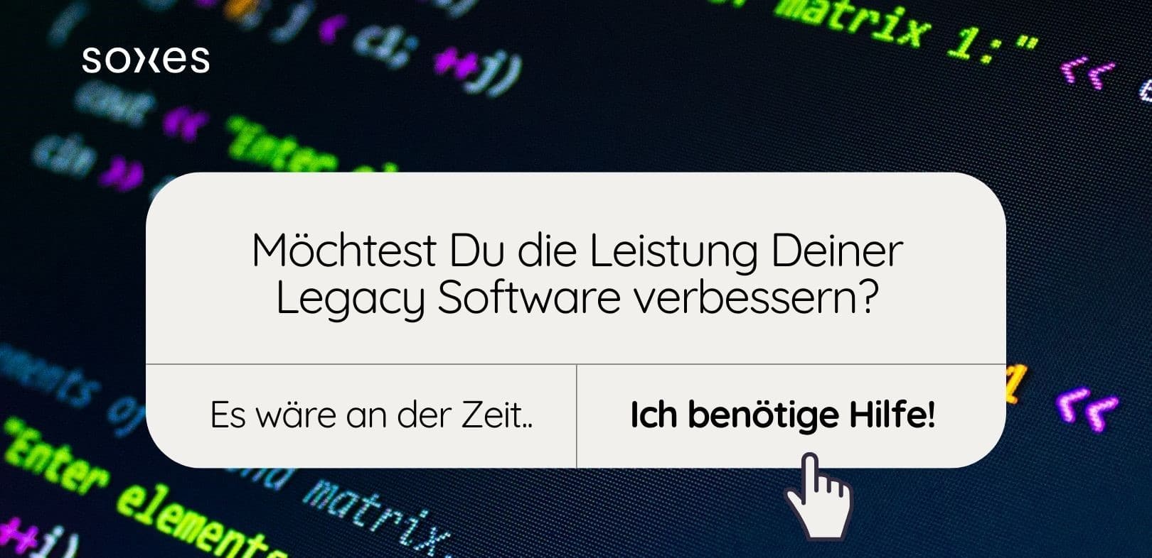 Benachrichtigung: Möchtest du die Leistung Deiner Legacy-Software verbessern?